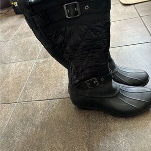 *sold on merc* Sperry tall duck boots